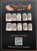 Pearl Gardenia Baby Duck Press-On Nails – Short Length