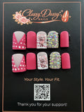 Teddy Bear Glam Baby Duck Press-On Nails – Short Length