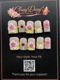 Sunny Petal Baby Duck Press-On Nails – Short Length